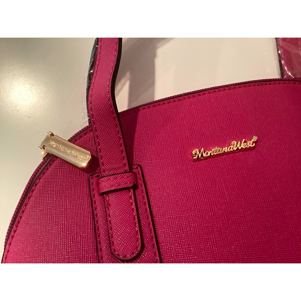 Montana West Rachell Orchid Pink Satchel Crossbody Handbag NWT